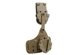 Rapid Force Expansion - Dynamic Drop Leg - Tan - With Locking Belt Slide - With Taq Strap - Standard Buckle - Bag Packaging