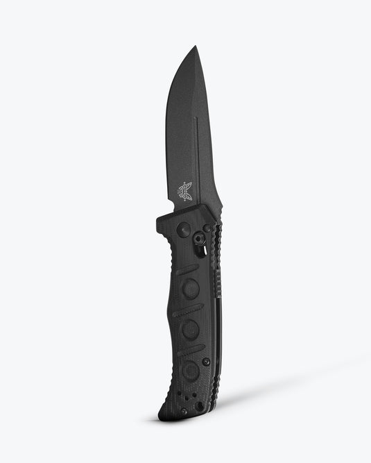 MINI AUTO ADAMAS, BLACK G10, DROP-POINT