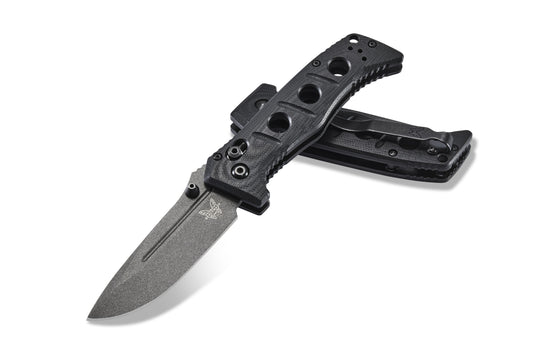 MINI ADAMAS, BLACK G10, DROP-POINT