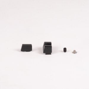 BUIS for RMR / Holosun Fits GLOCK or Walther PDP – OPTICS READY / DIRECT MILLED SLIDES Black Front and Rear