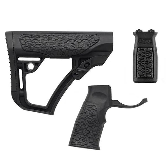 Buttstock, Pistol Grip & M-LOK Vertical Foregrip Combo