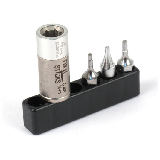 4 Inch lbs Torque Limiter + 3 Bits (designed for Nightforce Turret Screws)