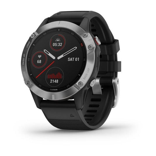 Fenix® 6, Silver with Black Band