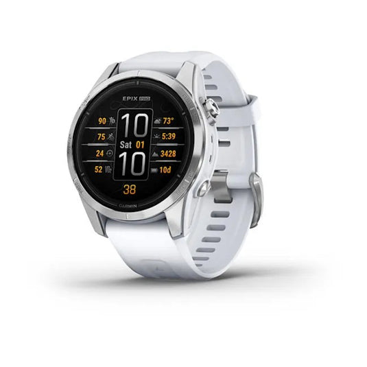 epix Pro (Gen 2), 42mm, Glass, SS, Whitestone