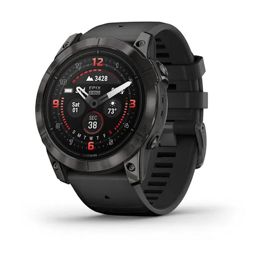 epix Pro (Gen 2), 51mm, Sapphire, Carbon Gray DLC Titanium, Black