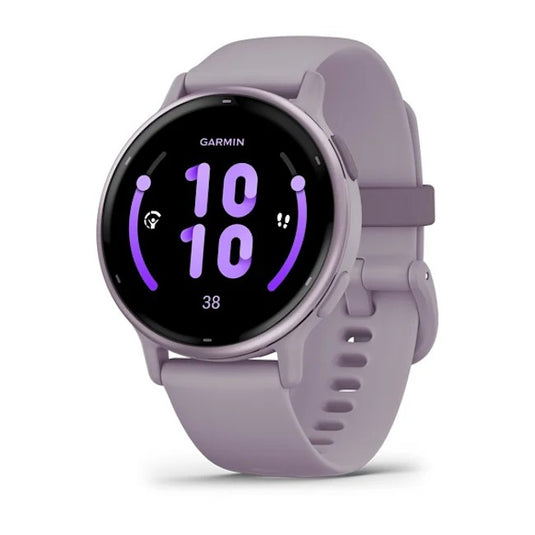vívoactive 5 Metallic Orchid Aluminum Bezel with Orchid Case and Silicone Band PART NUMBER010-02862-13
