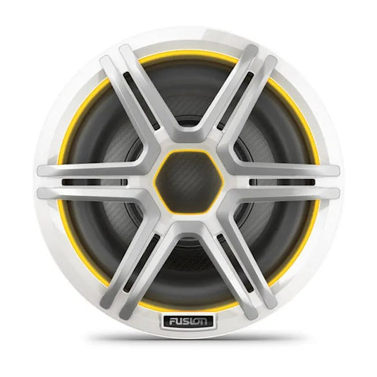 Fusion Apollo™ Subwoofer, 10" LED Marine Subwoofer with Sports White Grille
