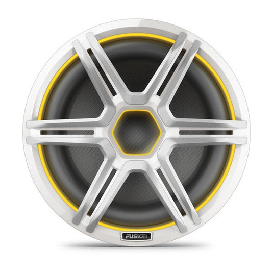 Fusion Apollo™ Subwoofer, 12" LED Marine Subwoofer with Sports White Grille
