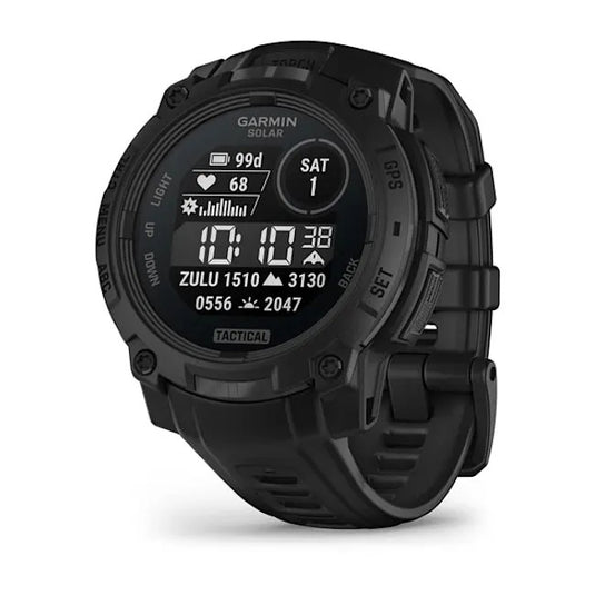 Instinct 3 – 45 mm, Solar, Tactical Edition Black with Black Band 010-02934-50