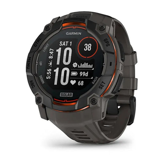 Instinct 3 – 50 mm, Solar, Black with Charcoal Band 010-02935-00