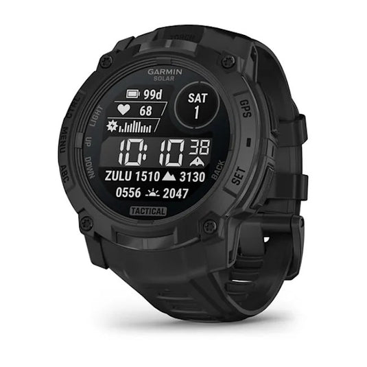 Instinct 3 – 50 mm, Solar, Tactical Edition Black with Black Band 010-02935-50