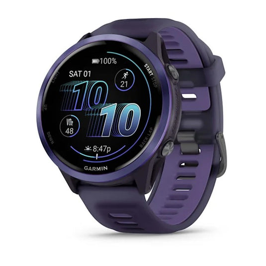 Forerunner® 570 - 47mm, Indigo Aluminum with Translucent Imperial Purple/Indigo Band
