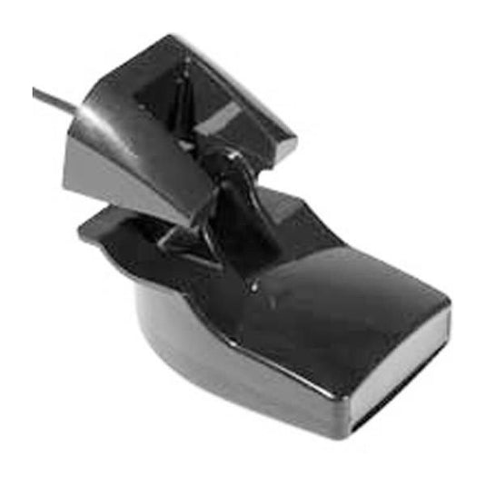 Plastic Transom Mount Transducer with Depth & Temperature (Dual Frequency, 6-pin)