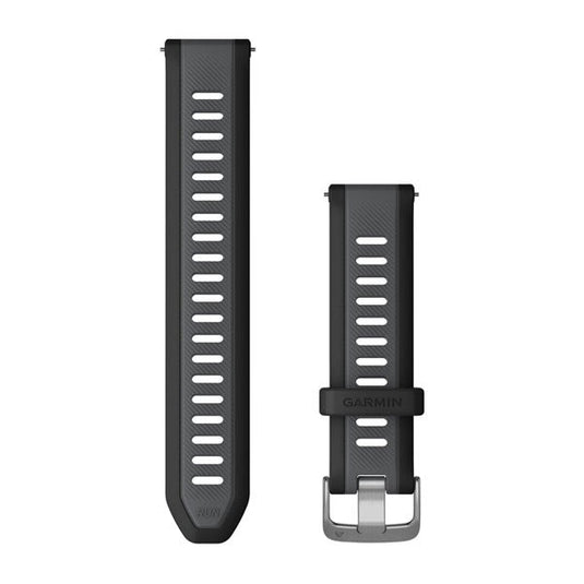 Quick Release Bands (20 mm), Black/Slate Gray Band