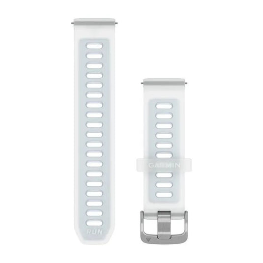 Quick Release Bands (20 mm), Translucent Whitestone/Cloud Blue with Silver Hardware