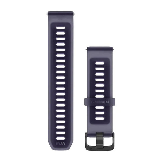 Quick Release Bands (22 mm), Translucent Imperial Purple/Indigo with Slate Hardware