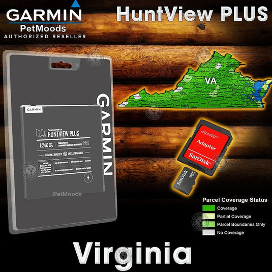 microSD™/SD™ card: Garmin HuntView™ Plus Maps - Virginia 25/26