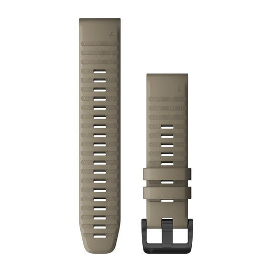 QuickFit® 22 Watch Bands, Dark Sandstone Silicone