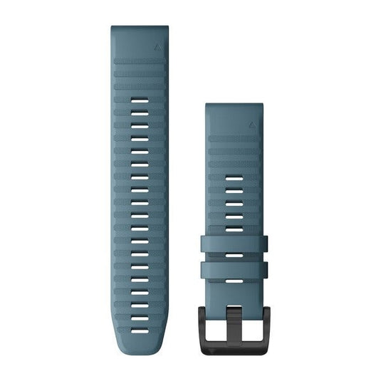 QuickFit® 22 Watch Bands, Lakeside Blue Silicone