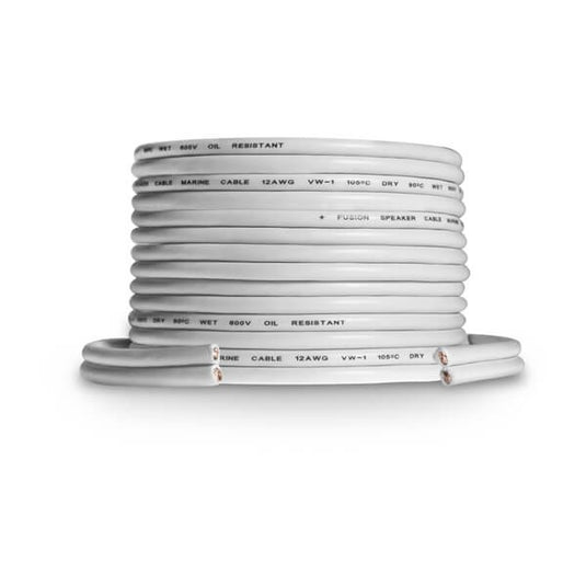 Fusion® Marine Speaker Cables, 12 AWG (3.3 sq mm), 50 ft (15.24 m) Cable