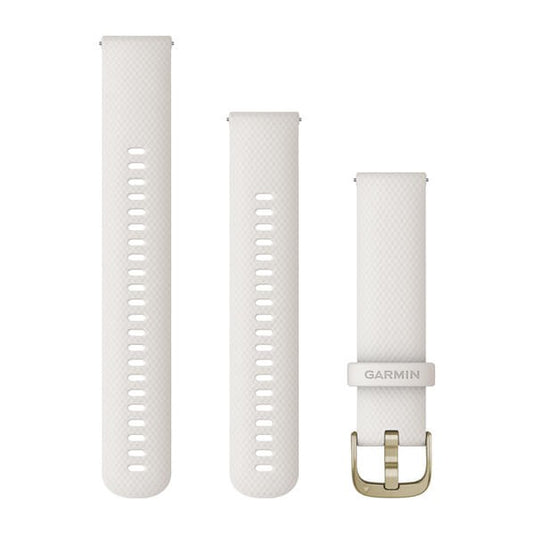 Quick Release Bands (20 mm), Ivory with Cream Gold Hardware