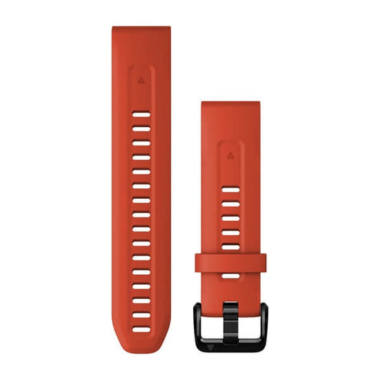 QuickFit® 20 Watch Bands, Flame Red Silicone