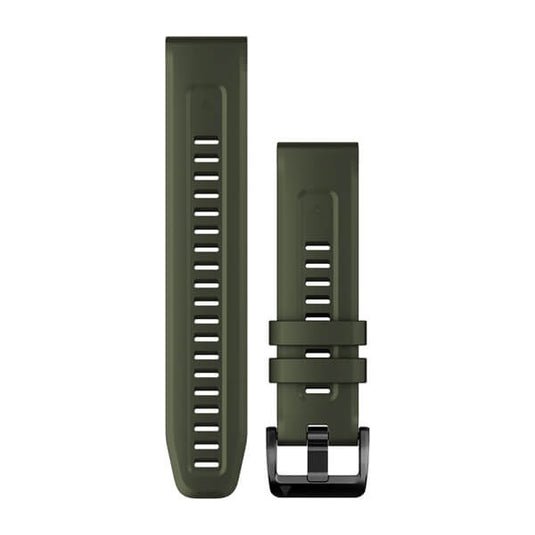 QuickFit® 22 Watch Bands, Moss Silicone