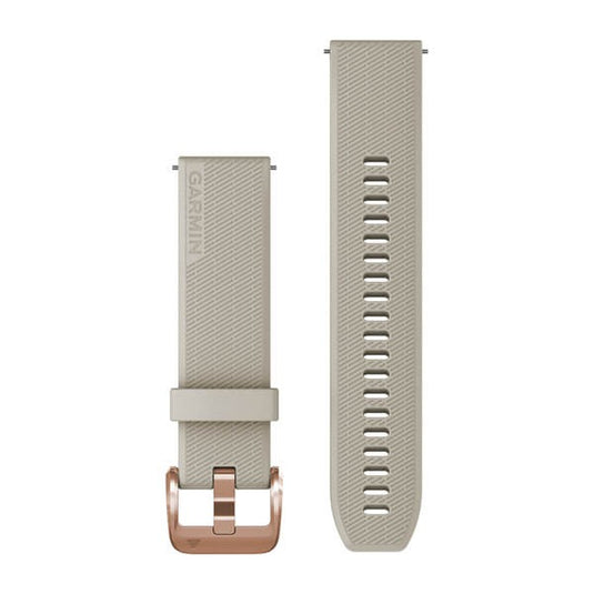 Quick Release Bands (20 mm), Light Sand with Rose Gold Hardware