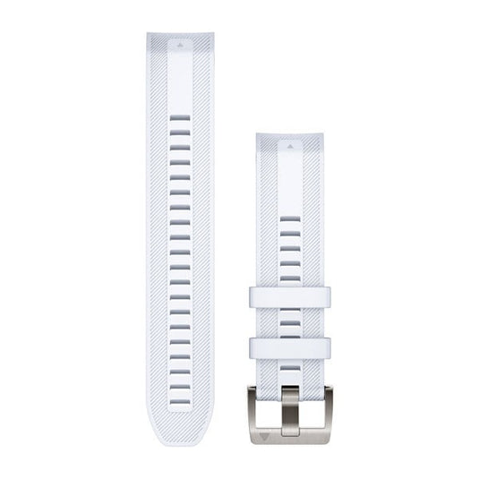 QuickFit® 22 Watch Straps, Whitestone Silicone Strap