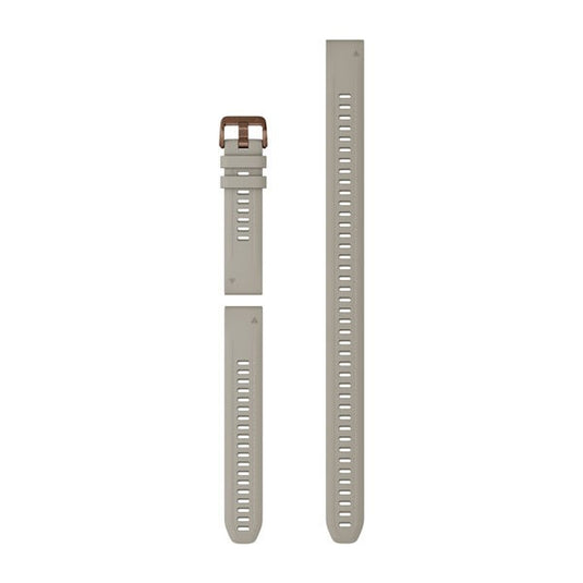 QuickFit® 20 Watch Bands, French Gray Silicone (3-piece Dive Set)