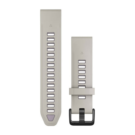 QuickFit® 20 Watch Bands, Fog Gray/Lavender Silicone