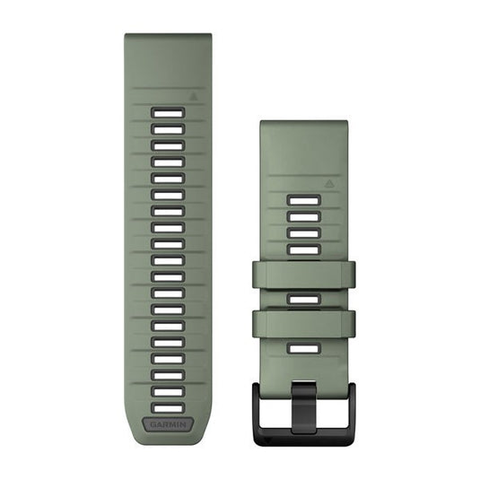 QuickFit® 26 Watch Bands, Willow/Graphite Silicone