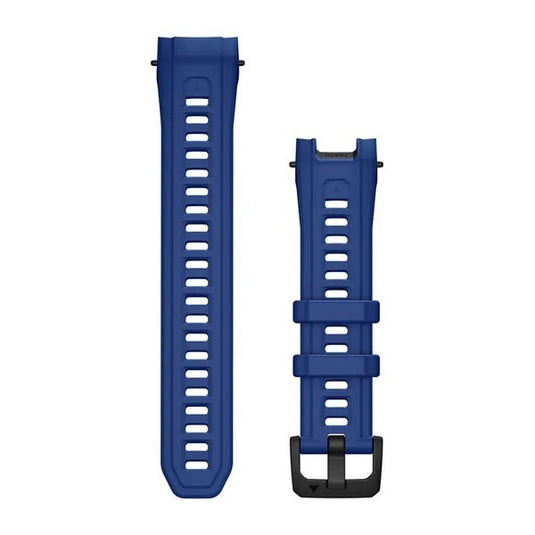 22 mm Watch Bands (Instinct® 3 - 45 mm/Instinct Crossover AMOLED), Bolt Blue Silicone