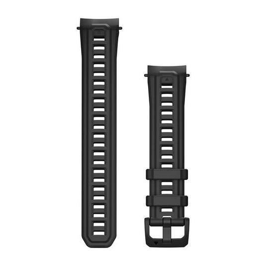 22 mm Watch Bands (Instinct® E – 45 mm), Black Silicone