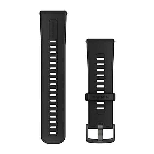 Quick Release Bands (24 mm), Black Silicone