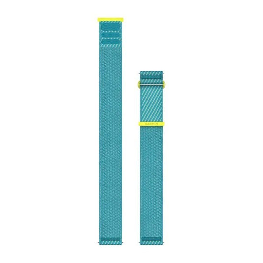 Quick Release Bands (22 mm), Amp Yellow/Turquoise ComfortFit Fabric