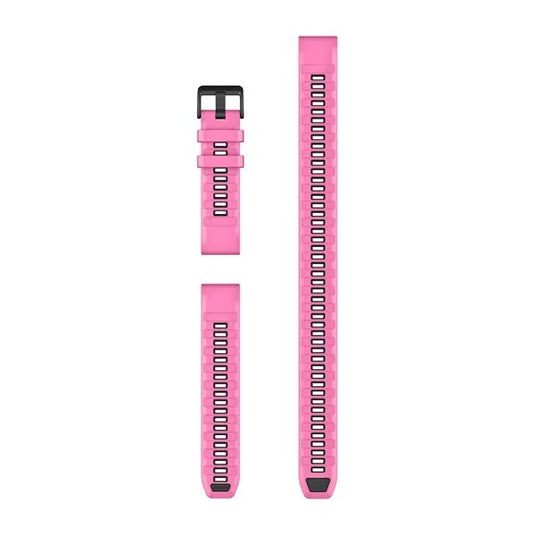 QuickFit® 22 Watch Bands, Pink Aurora Silicone (3-piece Dive Set)