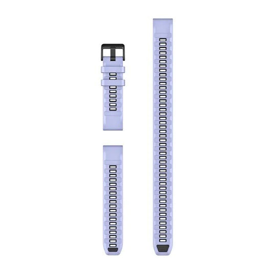 QuickFit® 22 Watch Bands, Blueberry Silicone (3-piece Dive Set)