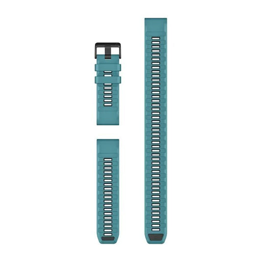 QuickFit® 26 Watch Bands, Turquoise Silicone (3-piece Dive Set)