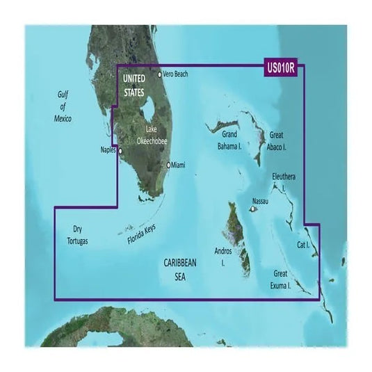 microSD™/SD™ card: VUS010R-South Florida and North Bahamas