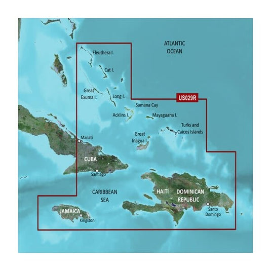 microSD™/SD™ card: HXUS029R - Southern Bahamas