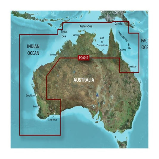 microSD™/SD™ card: VPC021R-Mackay NW to Esperance
