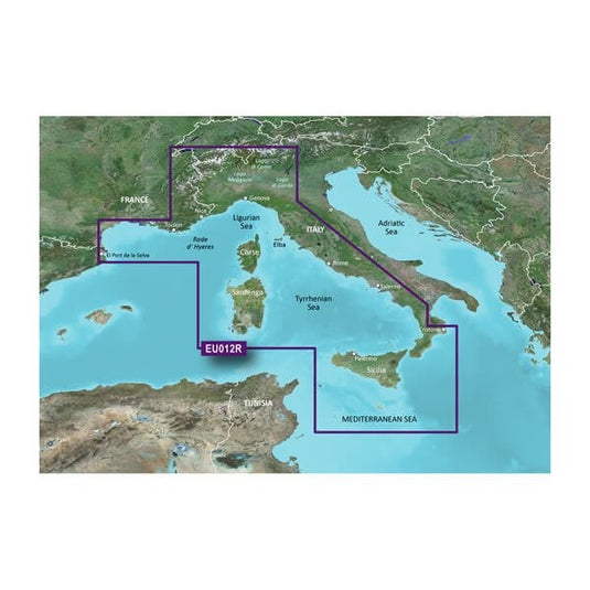 microSD™/SD™ card: HXEU012R - Mediterranean Sea, Central-West