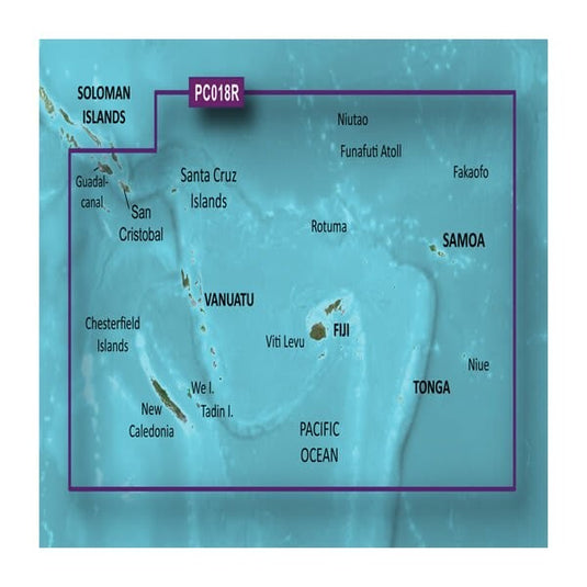microSD™/SD™ card: VPC018R-New Caledonia to Fiji