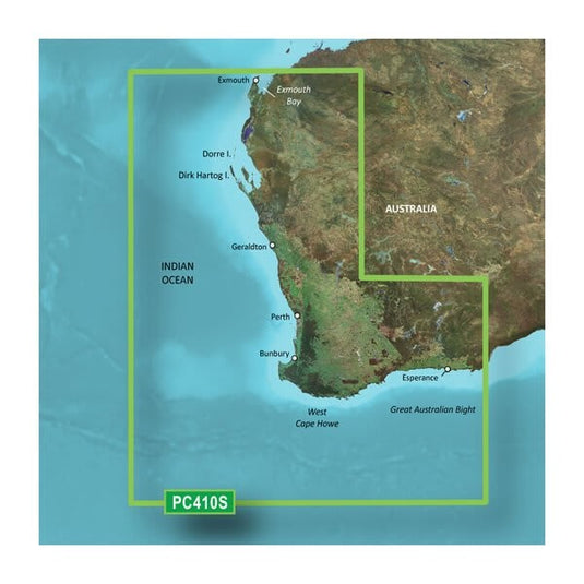 microSD™/SD™ card: VPC410S-Esperance to Exmouth Bay