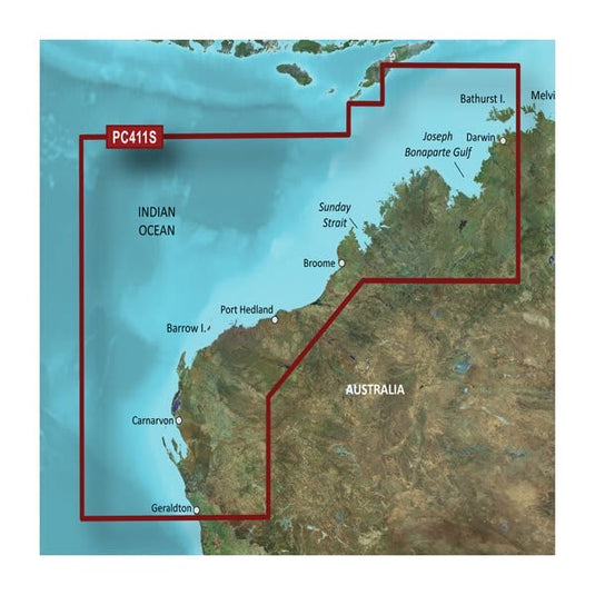 microSD™/SD™ card: HXPC411S-Geraldton to Darwin