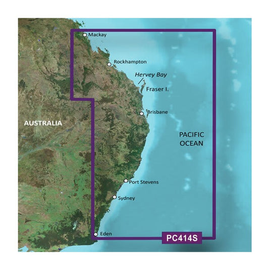 microSD™/SD™ card: VPC414S-Mackay to Twofold Bay