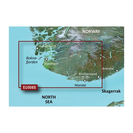 microSD™/SD™ card: VEU508S - Kristiansand-Haugesund-Ryfylke