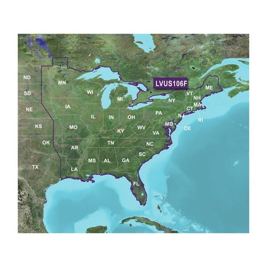 microSD™/SD™ card: LVUS106F-LakeVü g3 Ultra East