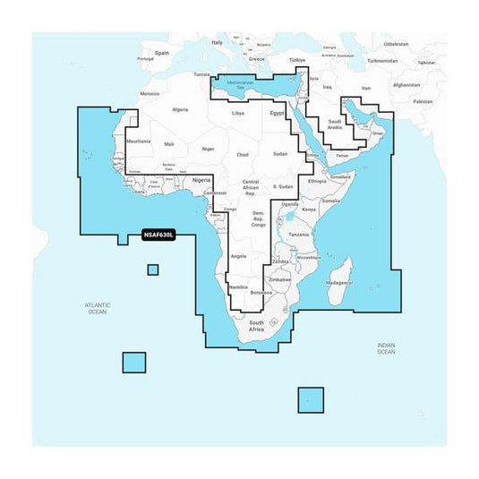 Africa & Middle East - Marine Charts